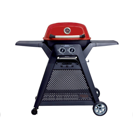 Ziggy Elite Twin Grill LPG BBQ On Cart