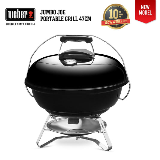 เตาถ่านแบบพกพา Weber 47cm Jumbo Joe with Thermometer