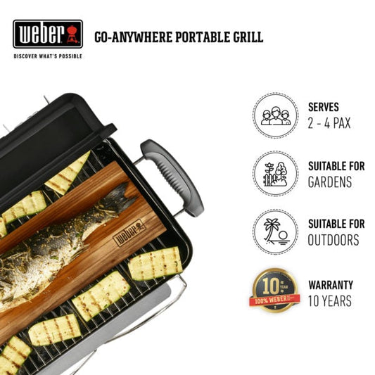 เตาถ่านแบบพกพา Weber Go-Anywhere