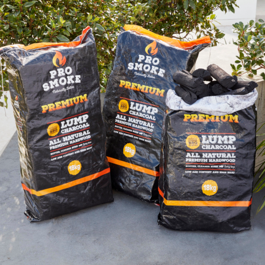 Pro Smoke Premium Hardwood Lump Charcoal 18kg