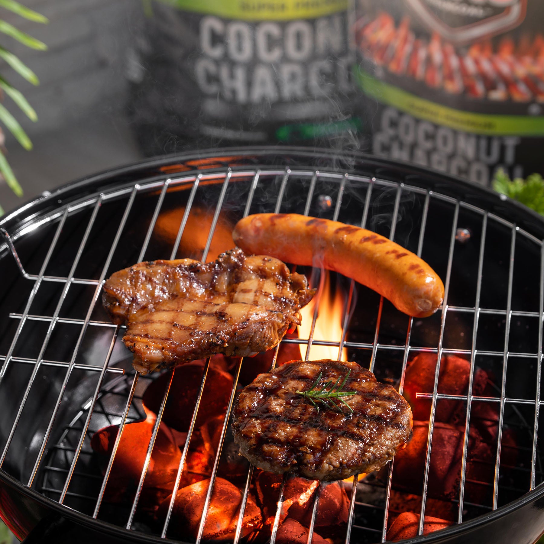 Coconut charcoal bbq best sale