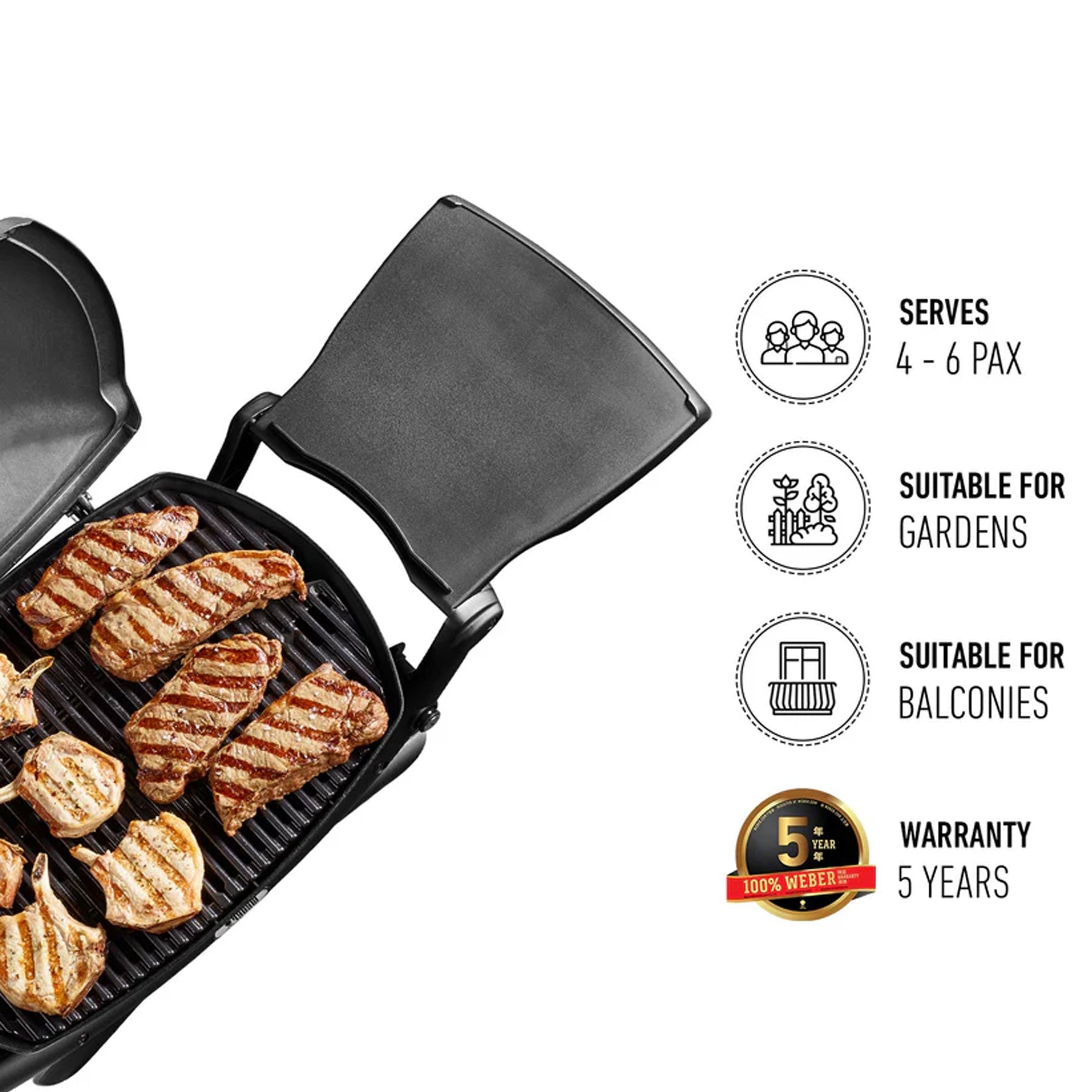 WEBER Q1250 Gas Grill – USA – The Barbecue Store Thailand