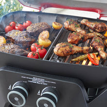 Load image into Gallery viewer, Ziggy Elite Twin Grill LPG BBQ On Cart