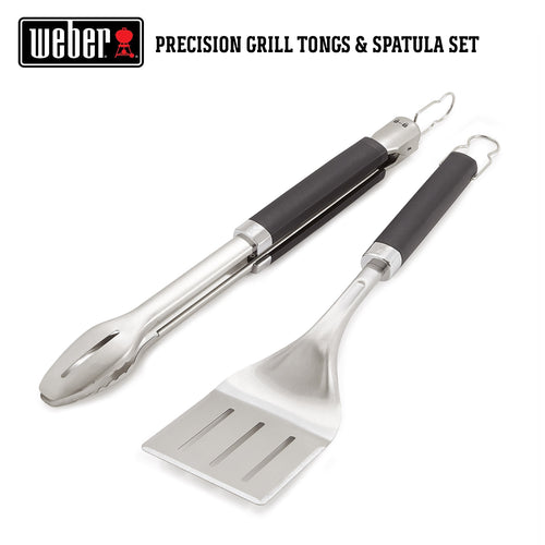 Precision Grill Tongs & Spatula Set (2pcs)