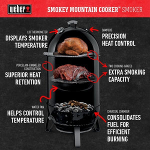 Weber 47 ซม. Smokey Mountain - สหรัฐอเมริกา