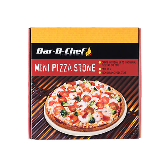 Bar-B-Chef Mini Pizza Stone 20 cm (4 Pcs)