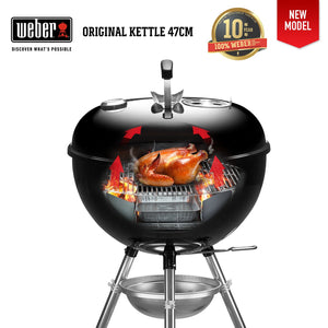 WEBER 47cm Original Kettle with Thermometer - USA