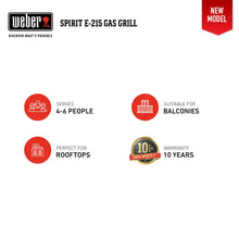 Load image into Gallery viewer, WEBER Spirit II E-215 – USA