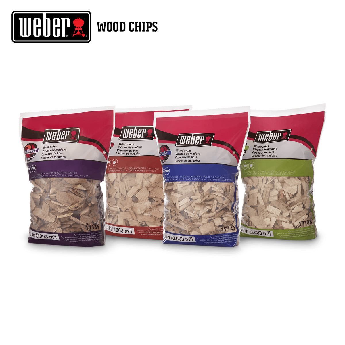 WEBER Flavoured Wood Chips BBQ39